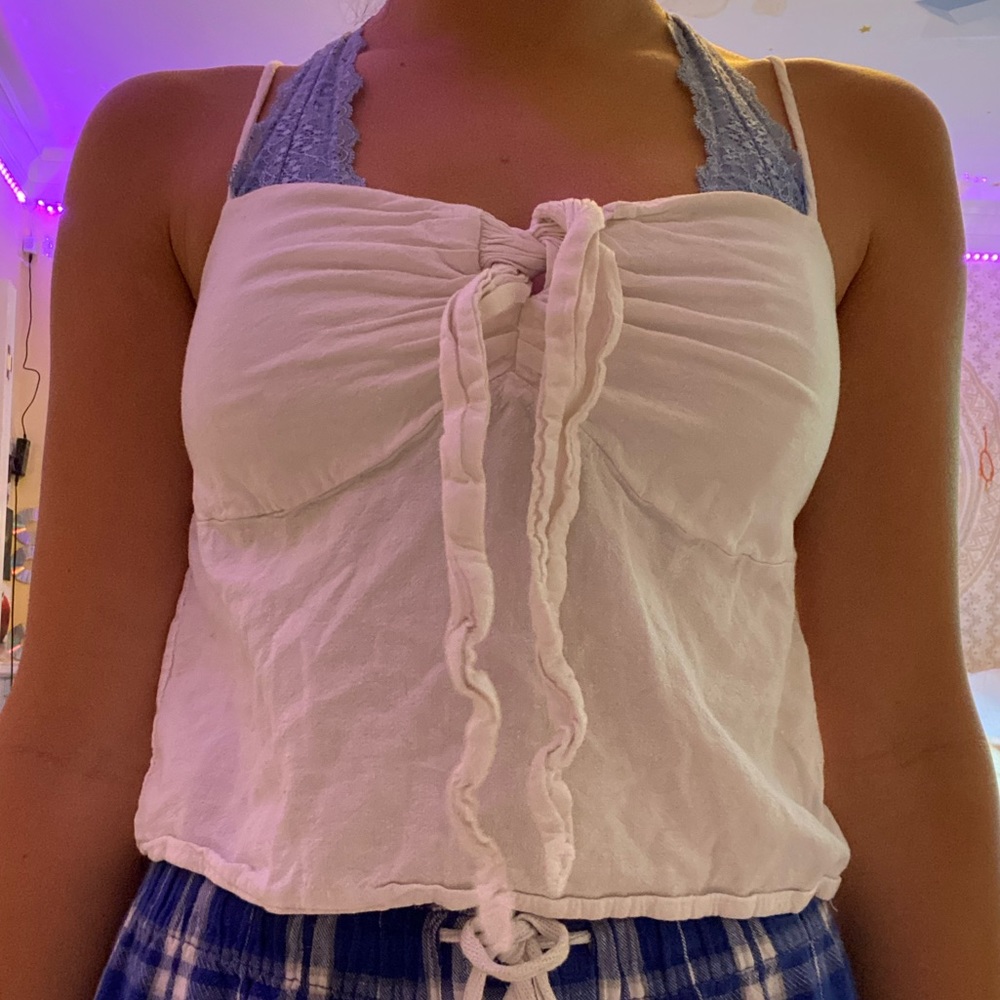 flowy tie shirt from brandy mellvile